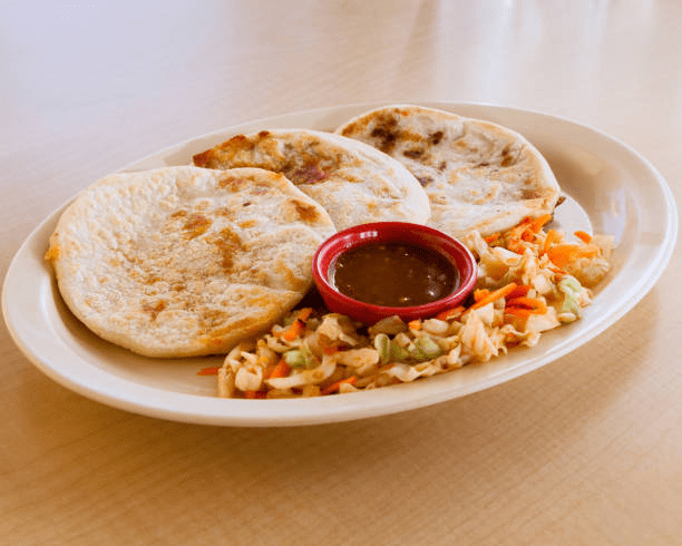 Pupusas on a plate